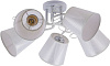 Люстра ЭкономСвет 20127/5WT+CR WT E27 40W до 12 м² купить в СОМ