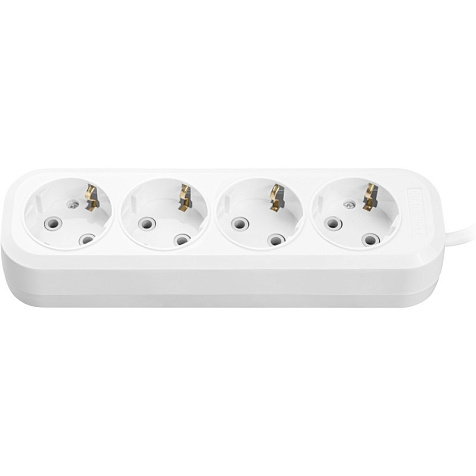 Удлинитель ОНЛАЙТ OPE-S-04-200-E-3x1   4 гн, 2 м, СЗ, 16А IP20 белый купить в СОМ