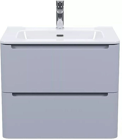 Тумба-умывальник подвесная Iddis Edifice EDI60L0i95K, 60 см, светло-серая, с раковиной 0106000i28 купить в СОМ
