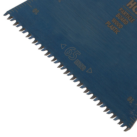 Насадка для МФИ режущая Denzel, HCS, по дереву, ламинату, 65х1.8 мм, крупный зуб купить в СОМ