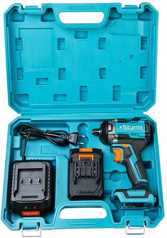 Гайковерт ударный Sturm CD20500BL 1BatterySystem, 18В, Li-ion, АКБ 1х4.0А/ч, 500Нм, бесщеточный купить в СОМ