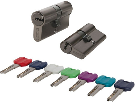 Механизм цилиндровый PUNTO MaxPro7000Key70mm(30+10+30) GR графит 7key купить в СОМ