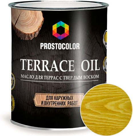Масло Prostocolor, для террас, дуб, 2.2 л купить в СОМ