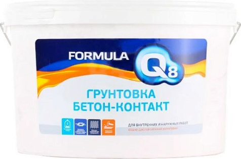 Грунтовка Бетон-Контакт Formula Q8, 12 кг купить в СОМ