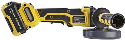 Машина углошлифовальная Hanskonner HAG1812BLE 1BatterySystem, 18В, Li-ion, 4.0А/ч, 125мм купить в СОМ