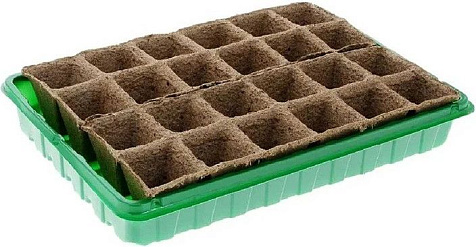 Парник Мини 24 торфяных горшочка 50х50мм купить в СОМ