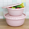 Миска 3л с крышкой круглая М1316 купить в СОМ