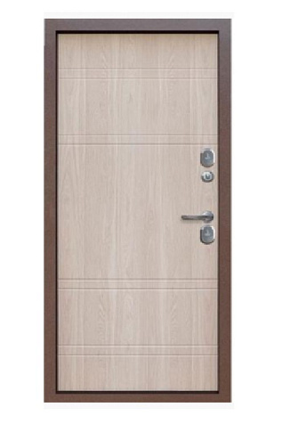 Дверь металлическая Протерма 11 Шоколад букле, Уайт, правая 860х2050мм купить в СОМ
