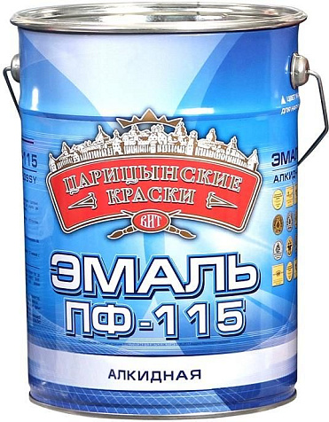 Эмаль ПФ-115 Царицынские краски, серый, 5 кг купить в СОМ