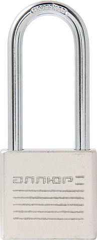 Замок навесной АЛЛЮР ВС1Ч-038Д EXTRA дл.дужка d6мм 4кл. купить в СОМ