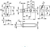 Защелка врезная FUARO PLASTP12-45-25 WH белый купить в СОМ