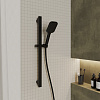 Лейка для душа Milardo Ideal Spa ILS1FBSM18, черный матовый купить в СОМ