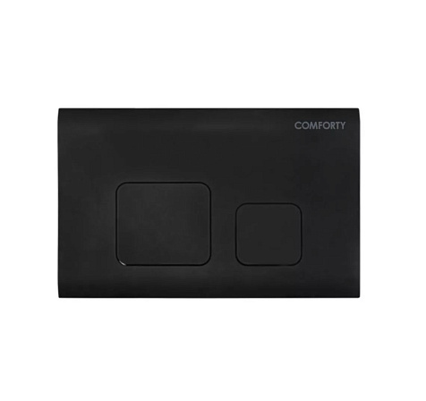 Кнопка для инсталляции Comforty CF5097FB, квадратная черный матовый купить в СОМ