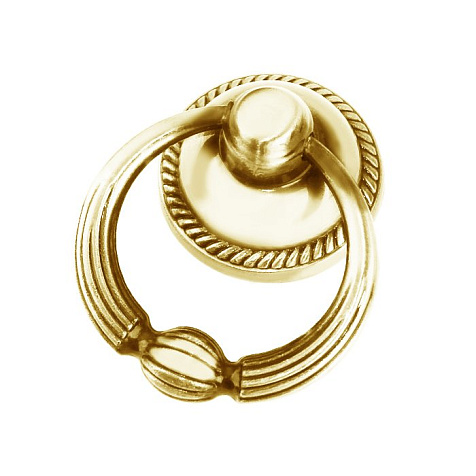 Ручка-кнопка мебельная SANBERG 829 золото, металл купить в СОМ