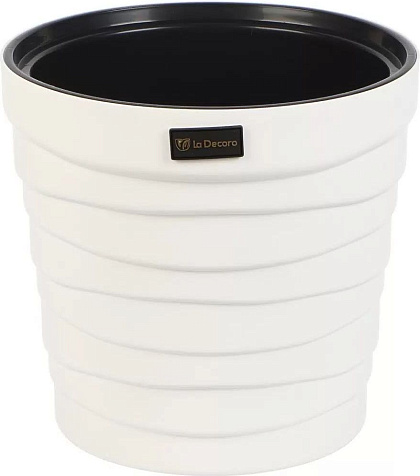 Кашпо Бархан 7,5л белое купить в СОМ